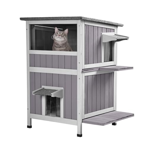 2 Story Weatherproof Cat House M8227