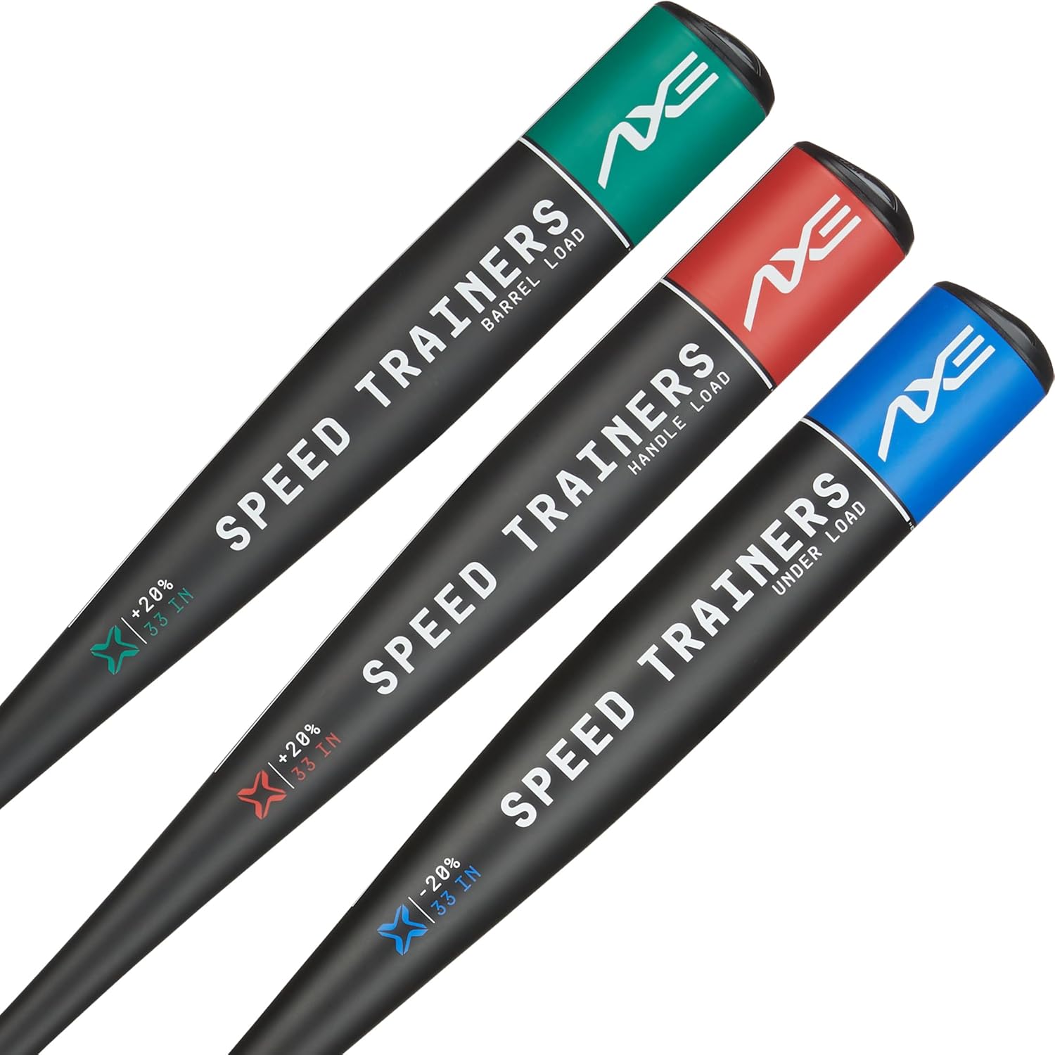 3-Pack Weighted Baseball Bat Hitting System 34 Inch P44250