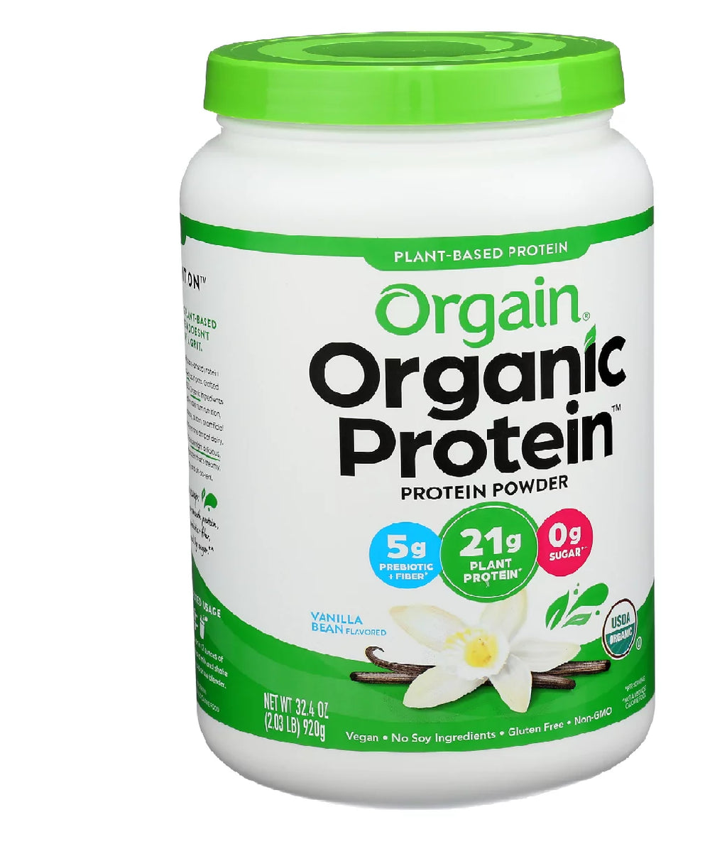 Sweet Vanilla Bean Organic Protein Powder, 2.05 lb L72245