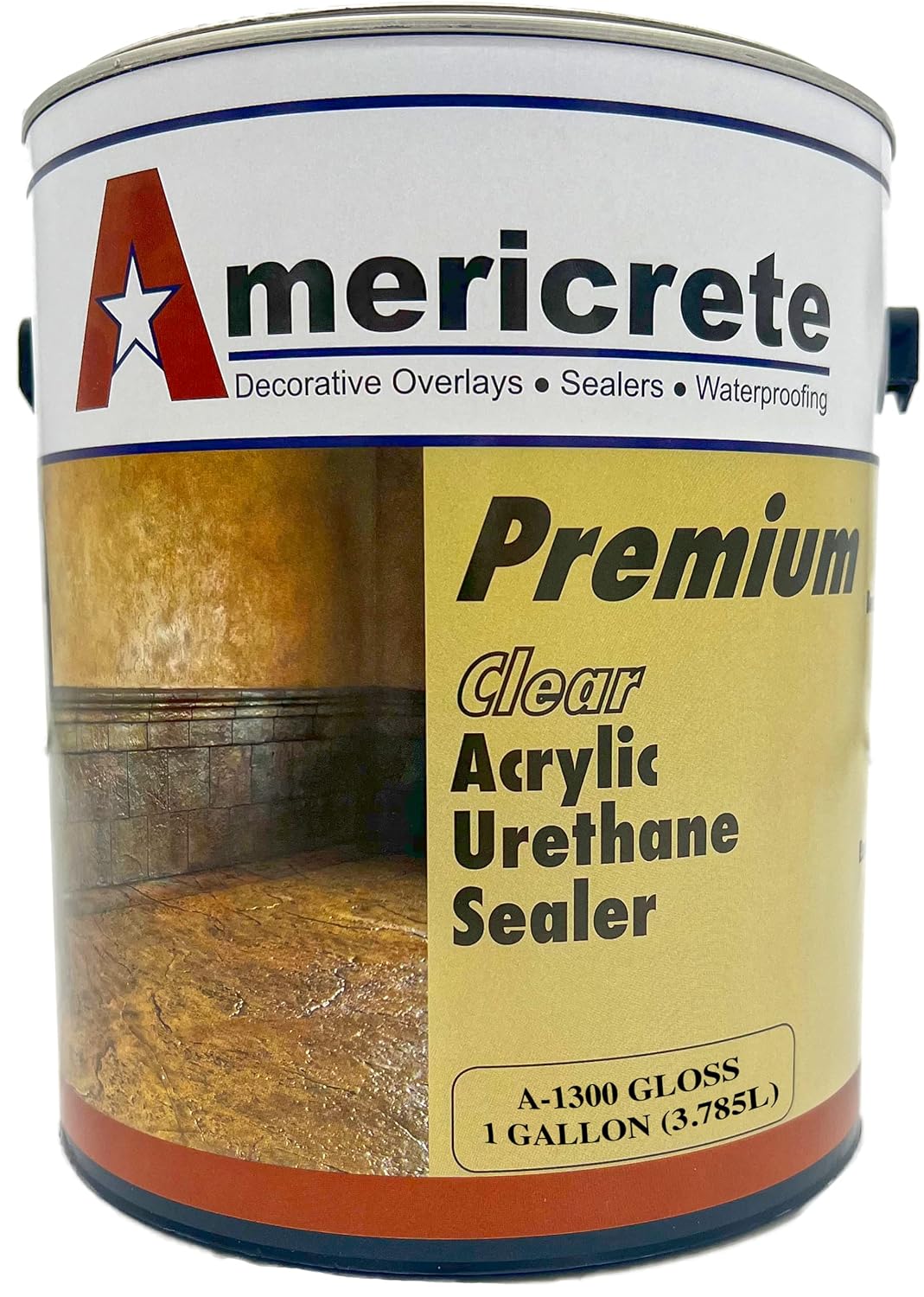 Clear Glossy Concrete Sealer (1 Gallon) Y52757