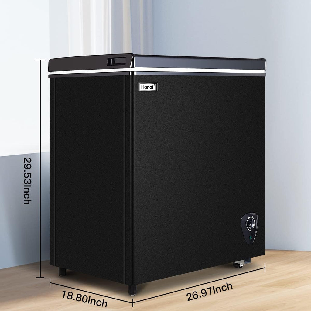 5.0 Cubic Top Open Door Chest Freezer with Removable Storage Basket M72870