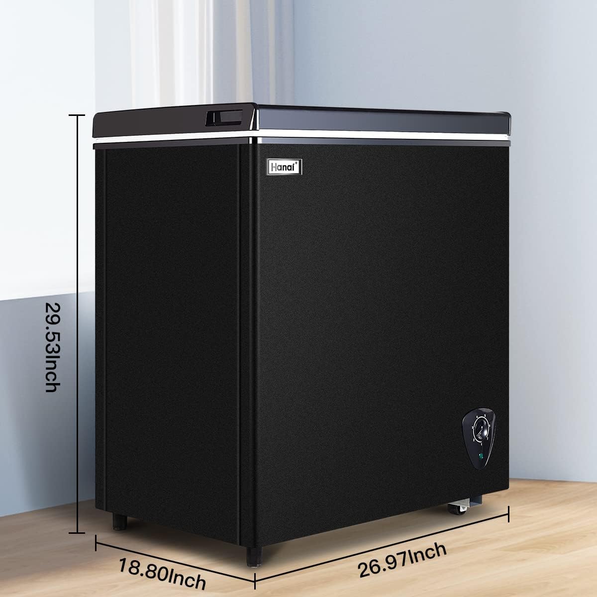 5.0 Cubic Top Open Door Chest Freezer with Removable Storage Basket M72870