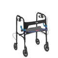 Flame Blue 8" Wheels Rollator Walker T152