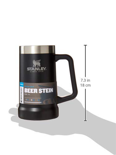 24 oz Insulated Stainless Steel Beer Stein G924516