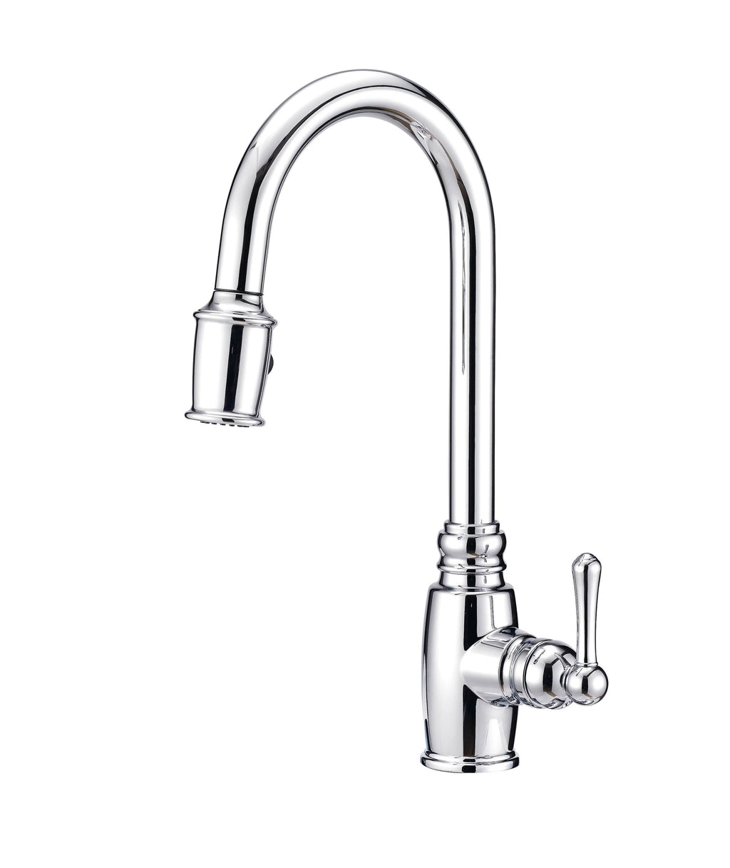Chrome Single Handle Pull-Down Kitchen Faucet Z4030