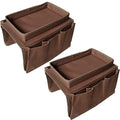 Grey Sofa Armrest Organizer with Pockets B5344