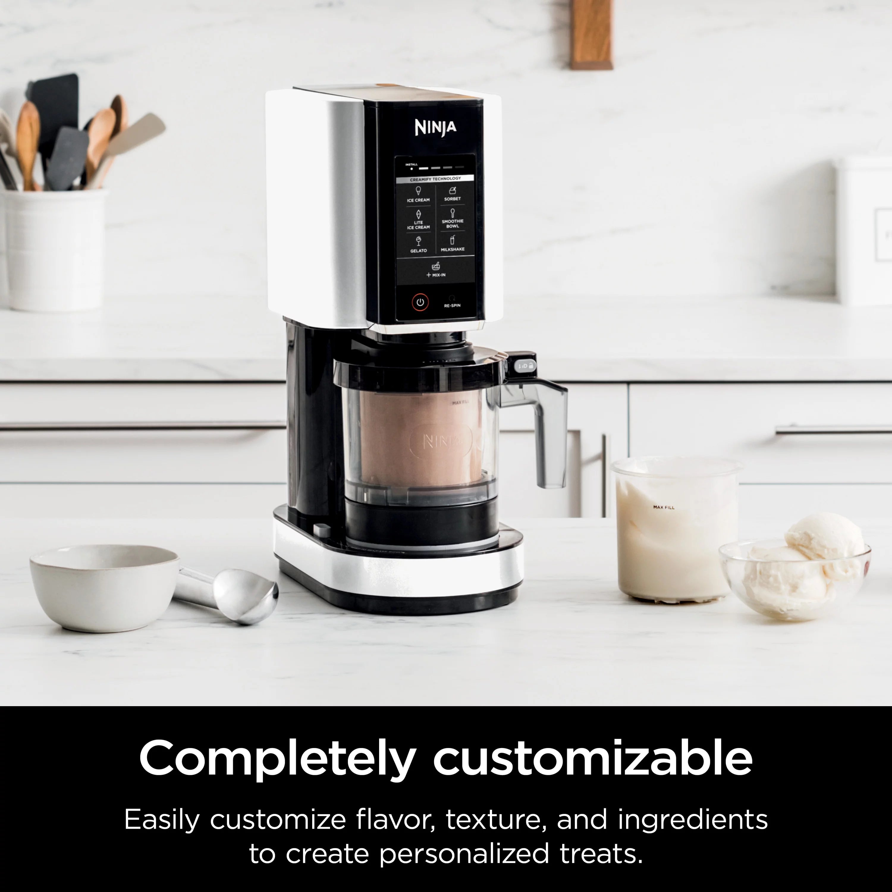 Ice Cream Maker with 7 One-Touch Programs I600124