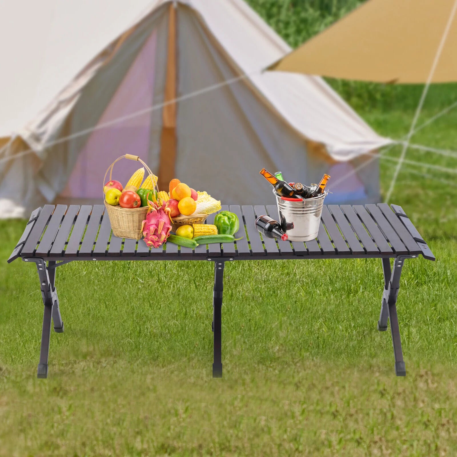 Pine Wood Foldable Picnic Table P989164