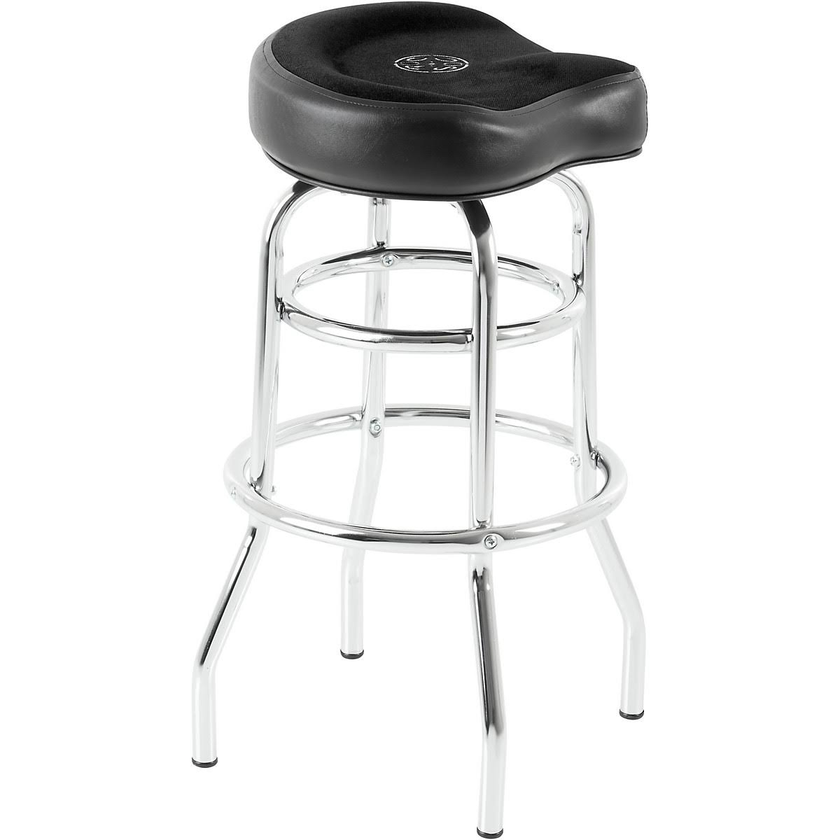 Black Tall Saddle Seat Stool E861