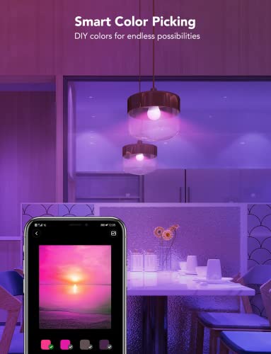 2 Pack WiFi Bluetooth Color Changing Light Bulbs I194719