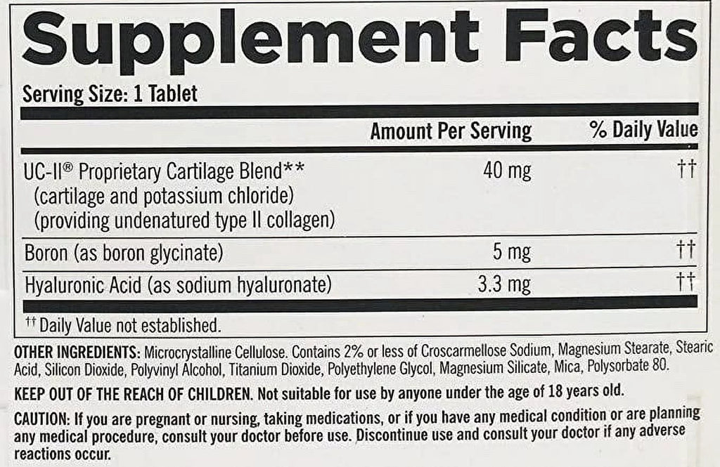 110 Coated Tablets Joint Health Z9722