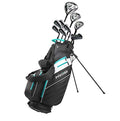 Complete Golf Clubs Package Set Includes Titanium Driver, Fairway, Hybrid, 6-PW Irons, Putter, Bag, 3 H/C's Right Hand X72153