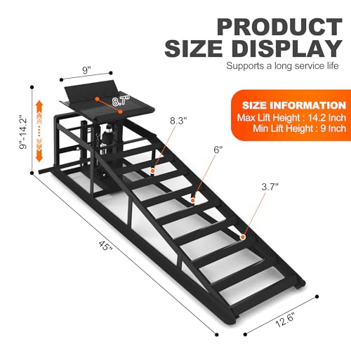 Black Heavy Duty Steel Car Ramps 2 Pack A8662