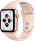 Apple Watch Series SE 44MM Rose Gold Aluminum Case GPS + Cellular Pink Sand Sport Band K36082
