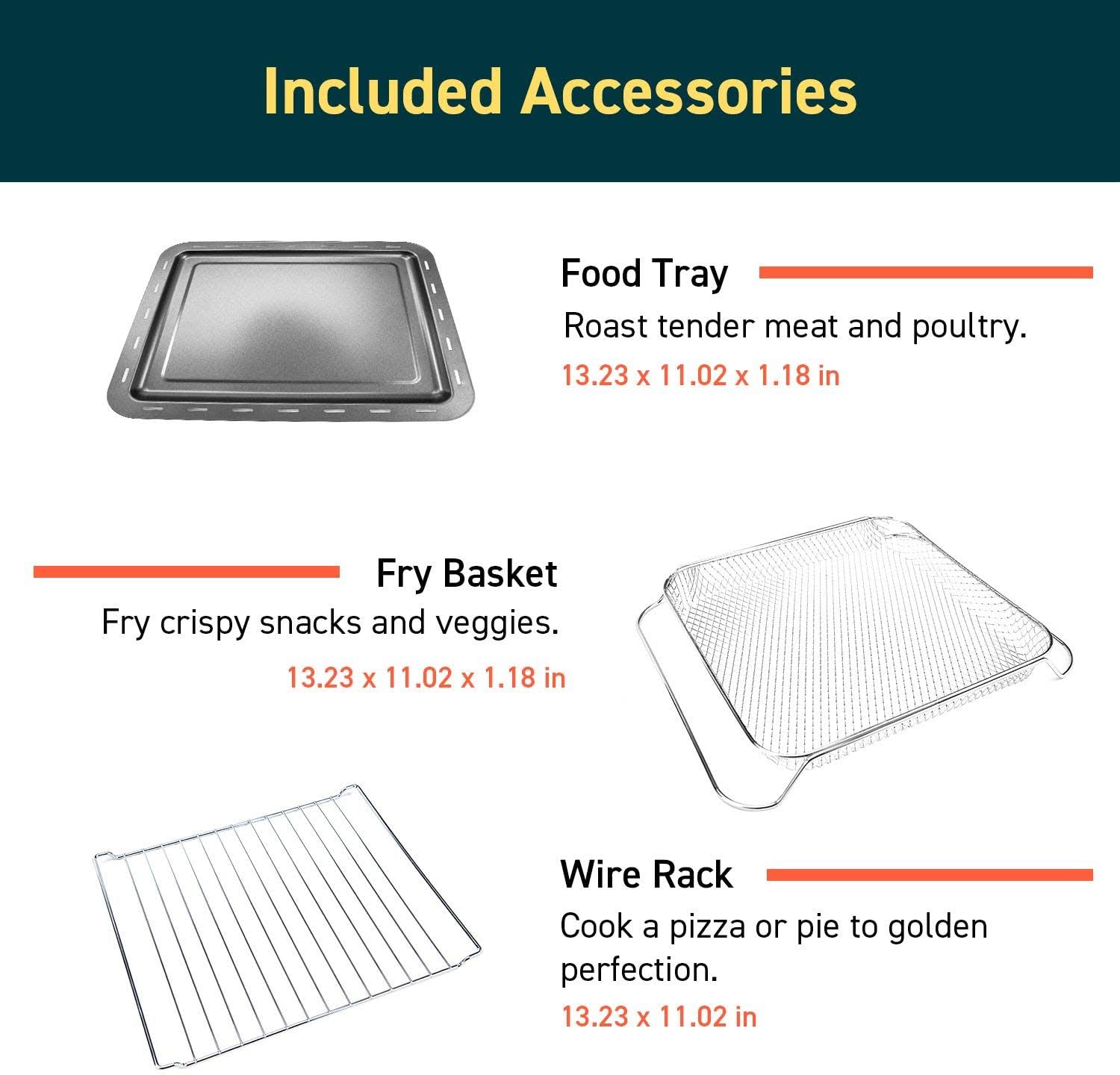 12-in-1 Air Fryer Toaster Combo W378764