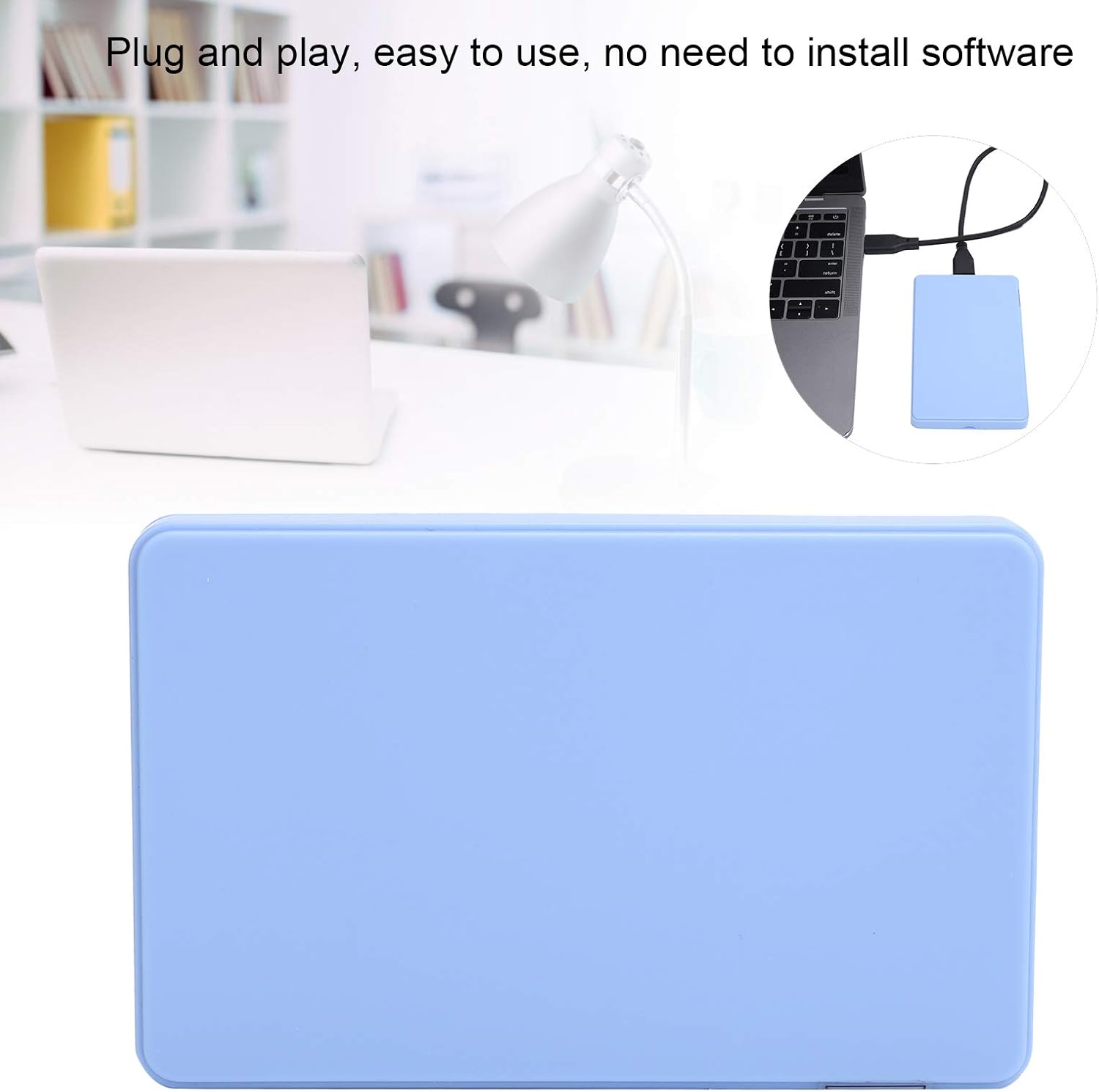 2.5 Inch Blue 2TB Portable External Hard Drive C761207