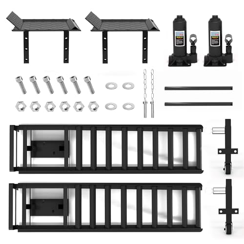 Black Heavy Duty Steel Car Ramps 2 Pack A8662
