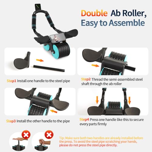 Ab Roller Wheel with Knee Mat M438014
