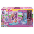 Portable 1-Story Dollhouse Playset with Pool C88220