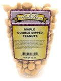 Maple Double Dipped Peanuts, 1 lb. Resealable Zip Lock Stand Up Bag I1746