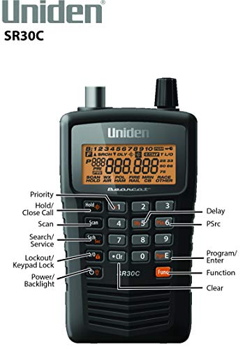 Uniden Bearcat Scanners and Alarm Clock Bundle U382