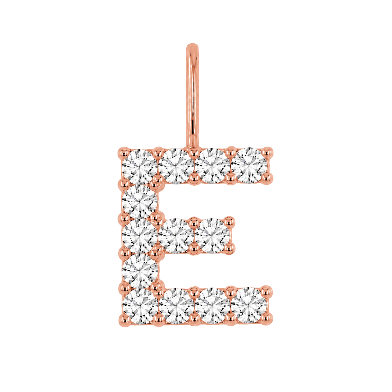 Diamond Initial Charm E118016