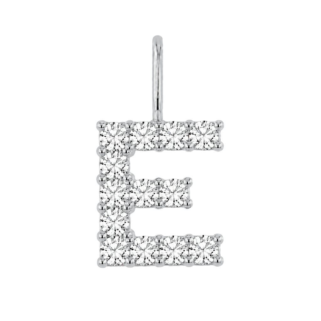 Diamond Initial Charm E118016