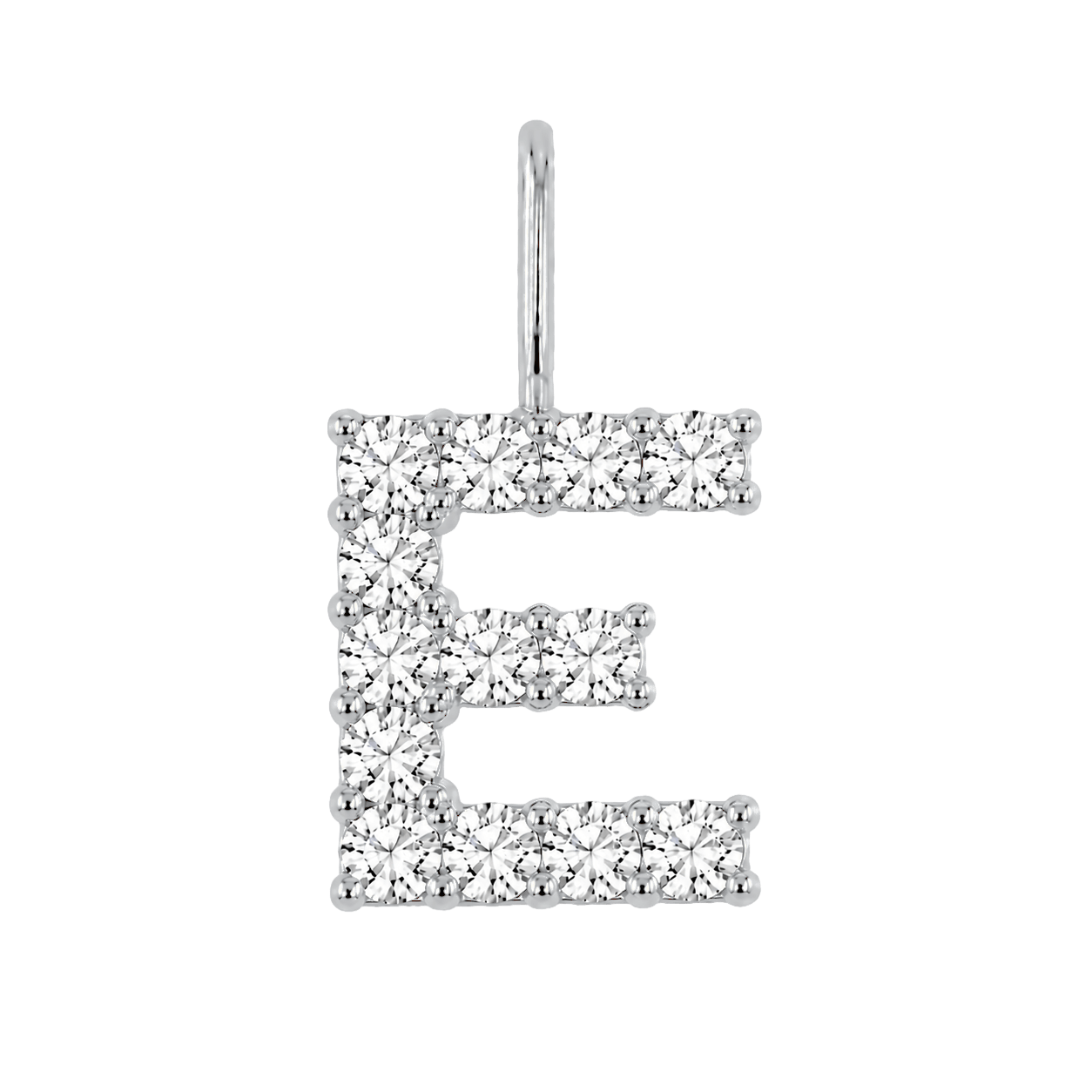Diamond Initial Charm E118016