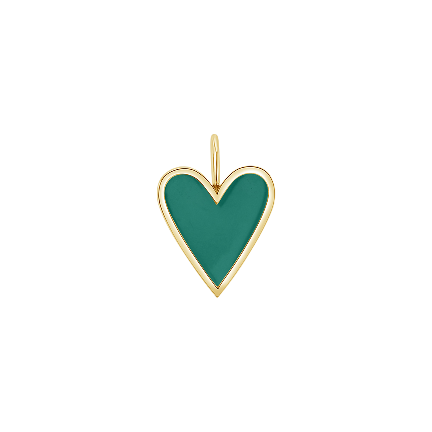 Enamel Heart Charm J6202