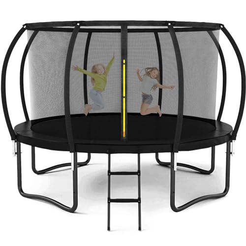 12FT 14FT 15FT 16FT Trampoline with Enclosure Net I43685