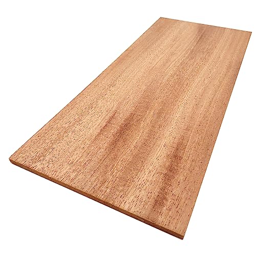 Mahogany Hardwood Planks 4-Pack 1/8’’ (3mm) 100% Pure Hardwood A644489