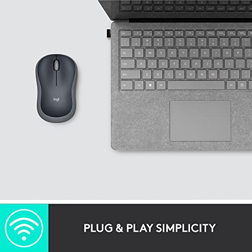 Wireless Mouse with USB Receiver - Swift Grey V31639