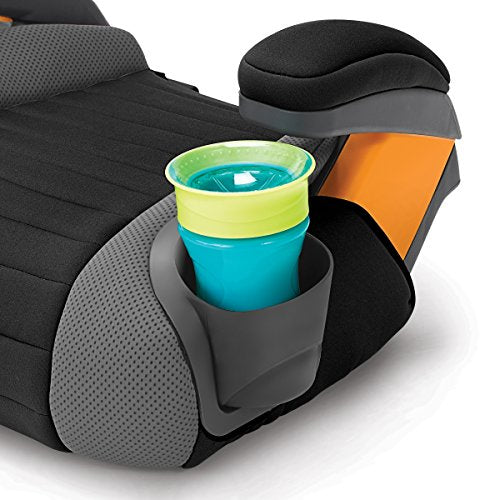 Backless Booster Car Seat, Portable Car Booster Seat for Children 40-110 lbs., Grape/Purple M34610