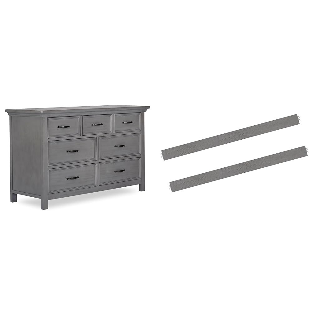 Rustic Grey 7-Drawer Double Dresser P74138