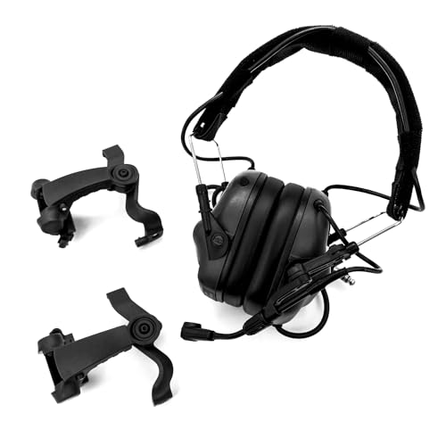 Tactical Communication Headset with Helmet Mount Adapters R577