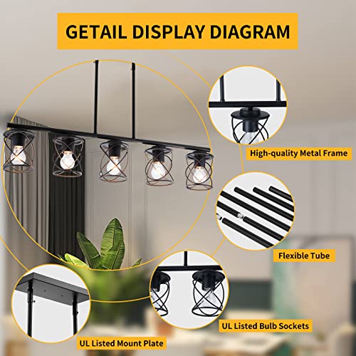 Brushed Nickel 4-Light Linear Pendant Light K6997