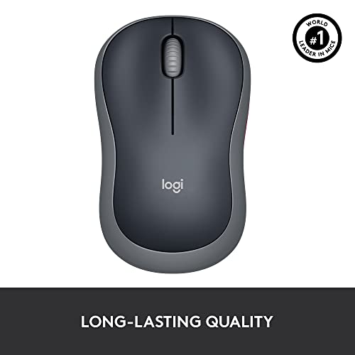 Wireless Mouse with USB Receiver - Swift Grey V31639