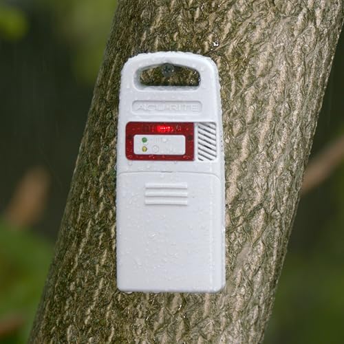 Weather Station with Rain Gauge, Wind Speed/Direction, Indoor Outdoor Thermometer, Wireless Outdoor Sensor, HD Display with Barometer V6619