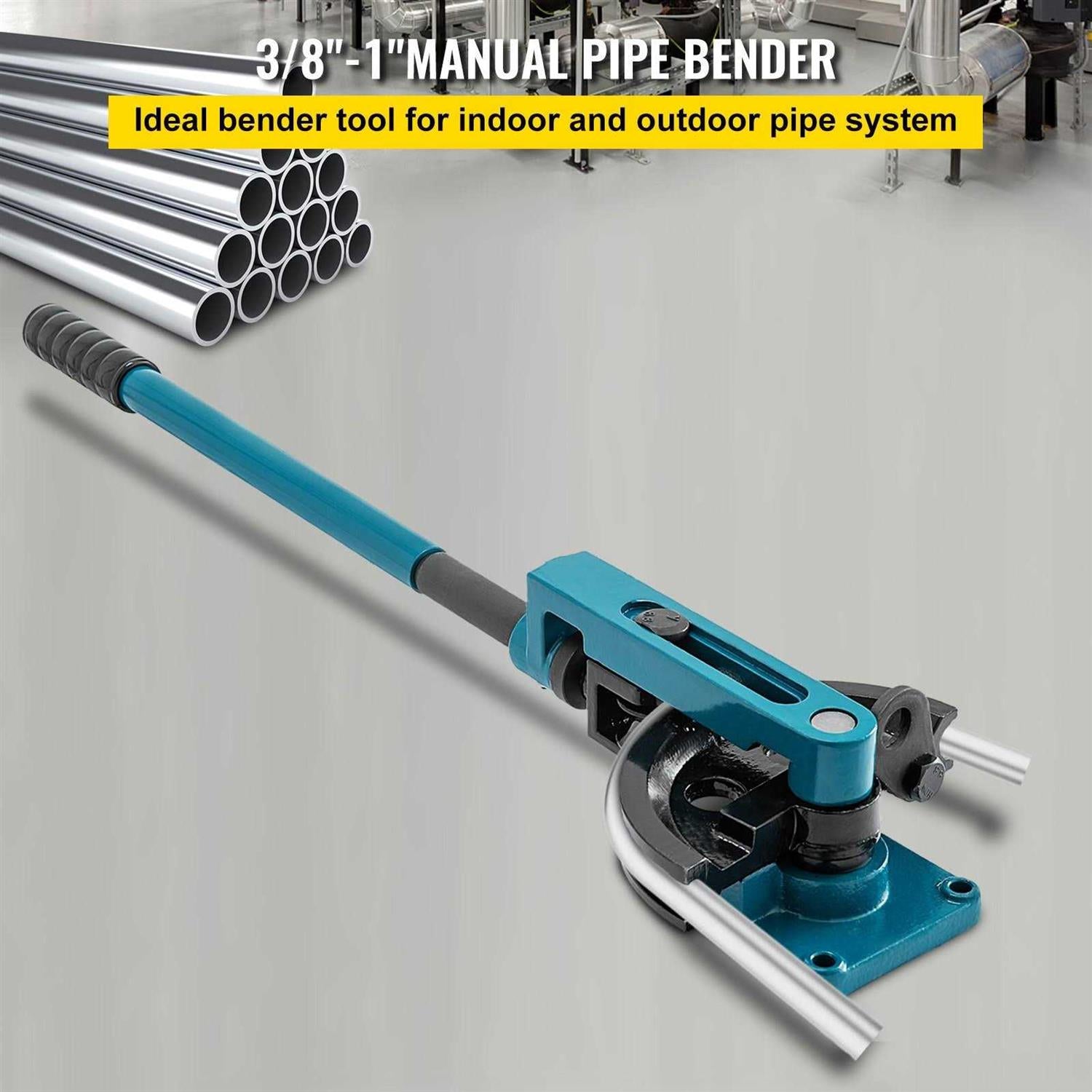 3/8 to 1 Manual Pipe Tube Bender with 7 Dies R550