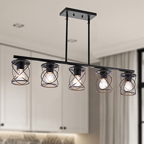 Brushed Nickel 4-Light Linear Pendant Light K6997