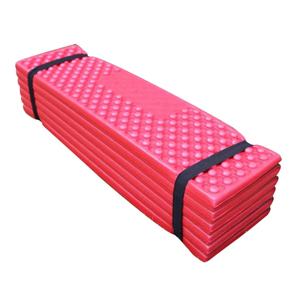 Red Portable Folding Camping Mat U6672