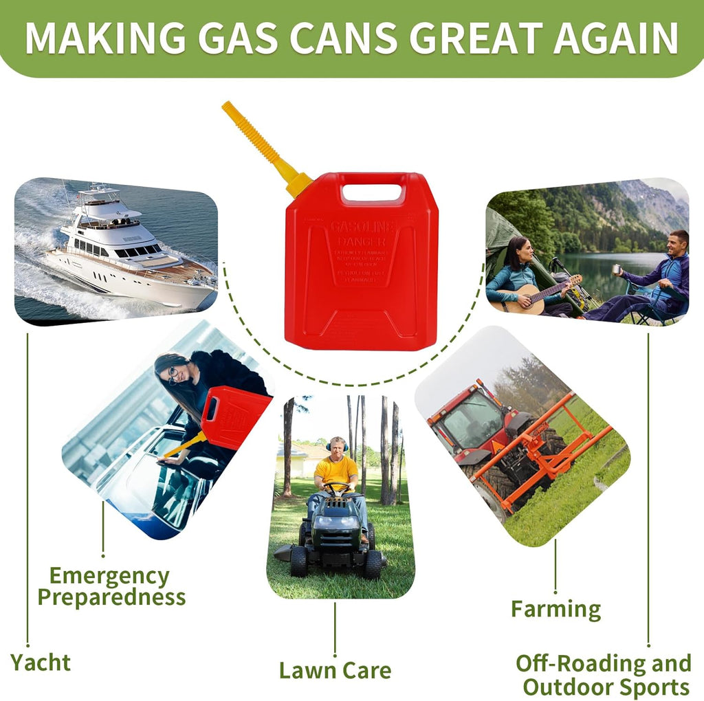 Gas Can Spout Replacement with Flexible Nozzle G53022
