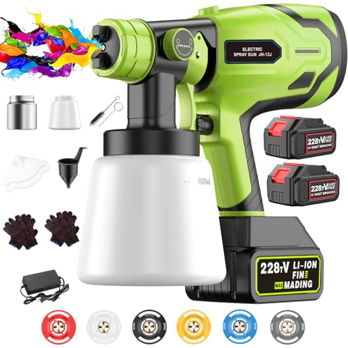 Cordless Brushless Paint Sprayer for 21V Max Battery (2 Battery Included) P253366