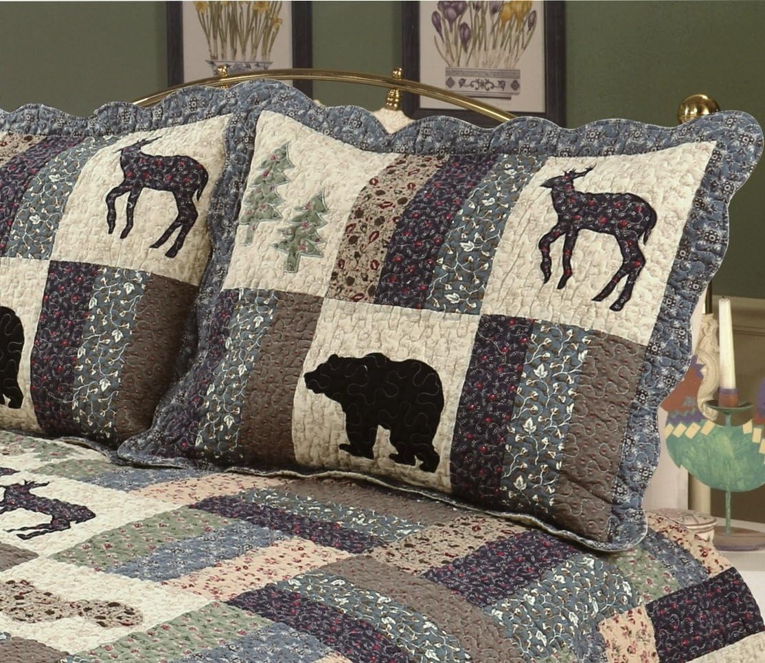 All Cotton 3 Piece Queen Quilt Set U91367