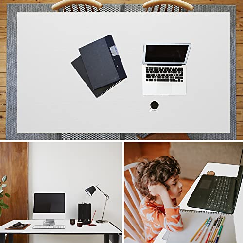55" Rolling Computer Desk with 4 Wheels L2972
