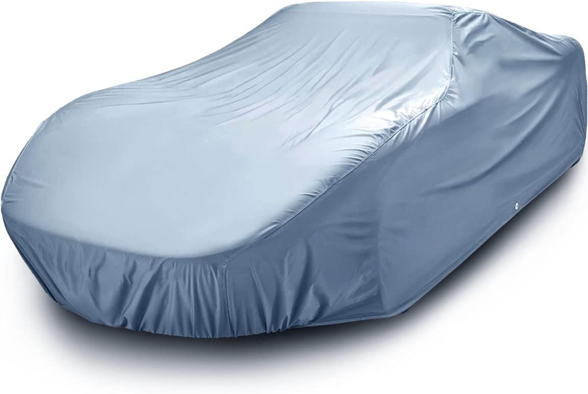 Premium Full Car Cover Waterproof All Weather Resistant Custom Outdoor Indoor Sun Snow Storm Protection Form-Fit Padded Cover with Straps A5870