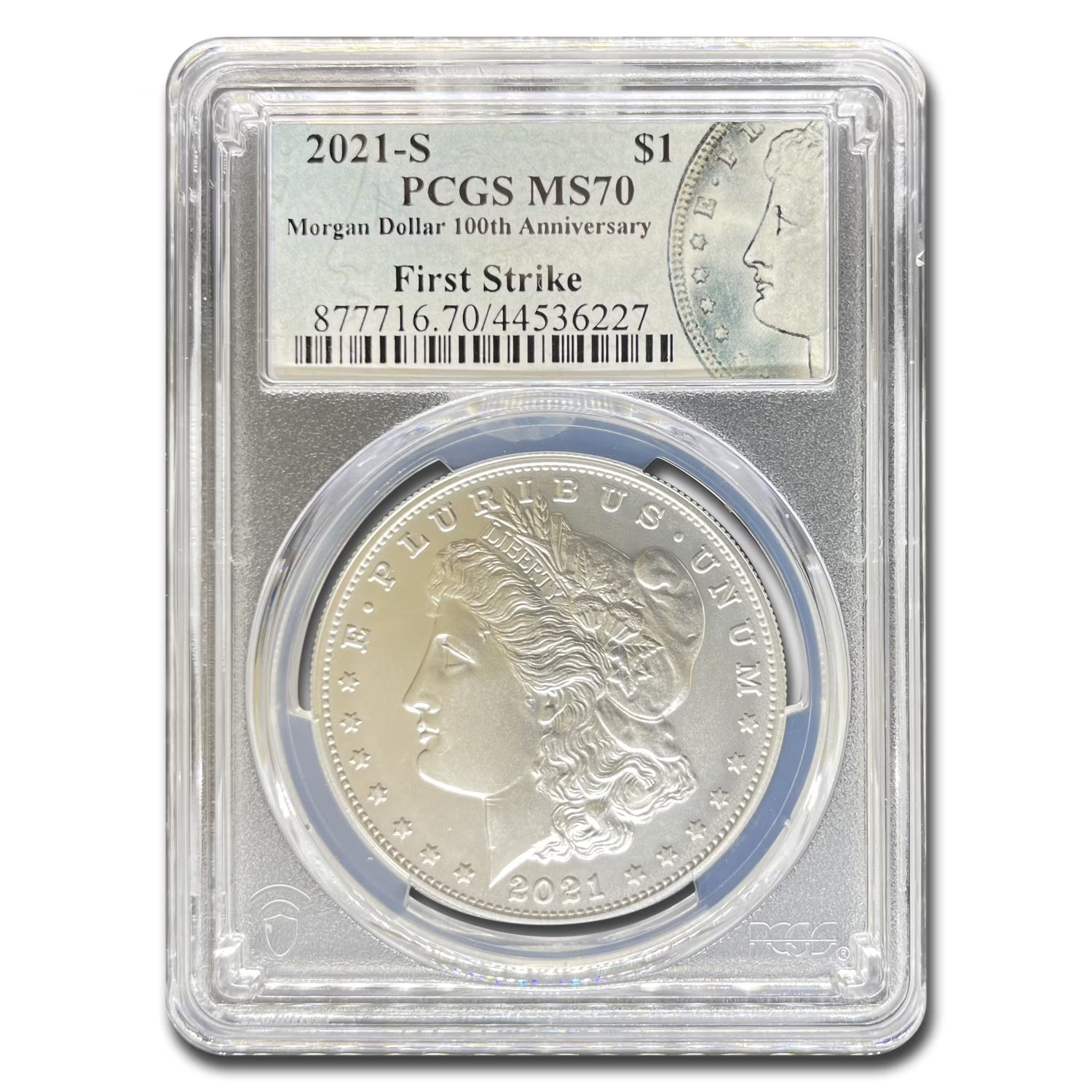 Silver Morgan Dollar MS-70 PCGS K7962