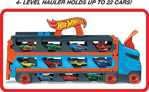 3 1:64 Scale Cars Storage Carrier with 6-Foot Drag Race Track L824968