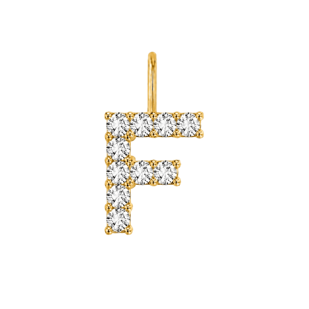 Diamond Initial Charm E118016