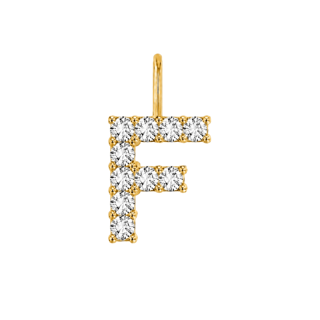 Diamond Initial Charm E118016